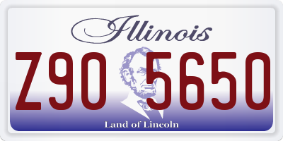 IL license plate Z905650