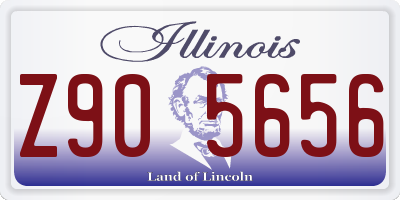 IL license plate Z905656