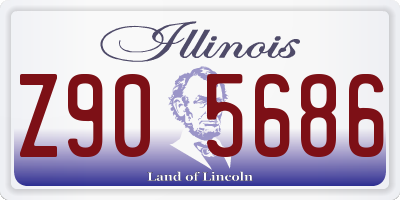 IL license plate Z905686