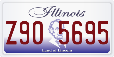 IL license plate Z905695