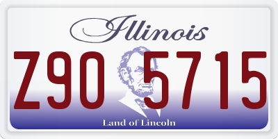 IL license plate Z905715