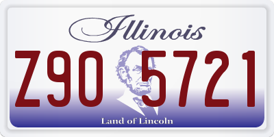 IL license plate Z905721