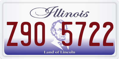 IL license plate Z905722