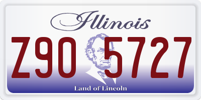 IL license plate Z905727