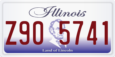 IL license plate Z905741