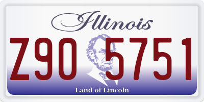 IL license plate Z905751
