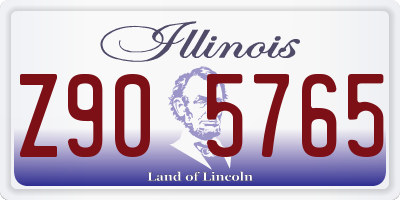 IL license plate Z905765