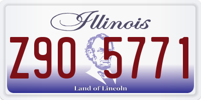 IL license plate Z905771