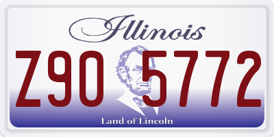 IL license plate Z905772
