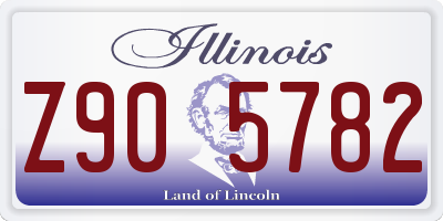 IL license plate Z905782
