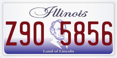 IL license plate Z905856
