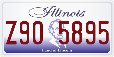 IL license plate Z905895