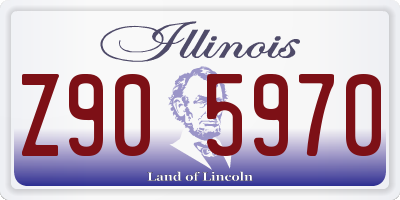 IL license plate Z905970