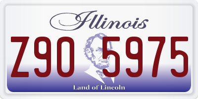 IL license plate Z905975