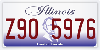 IL license plate Z905976