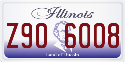 IL license plate Z906008