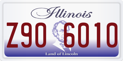 IL license plate Z906010
