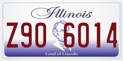 IL license plate Z906014