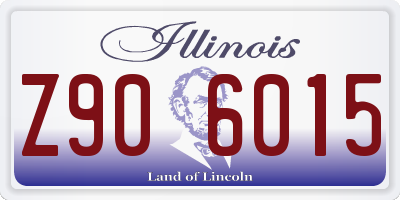 IL license plate Z906015