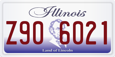 IL license plate Z906021