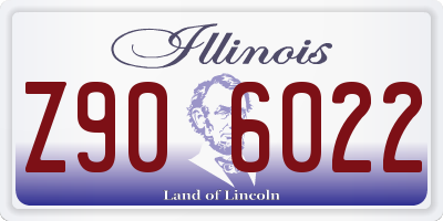 IL license plate Z906022