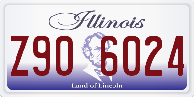 IL license plate Z906024