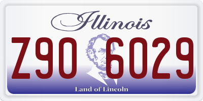 IL license plate Z906029