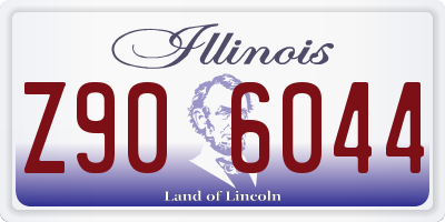 IL license plate Z906044