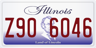 IL license plate Z906046