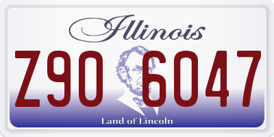 IL license plate Z906047