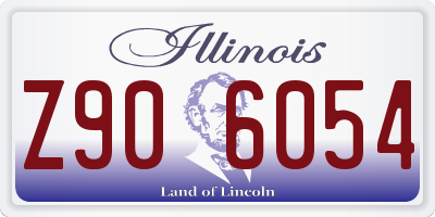 IL license plate Z906054