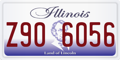 IL license plate Z906056