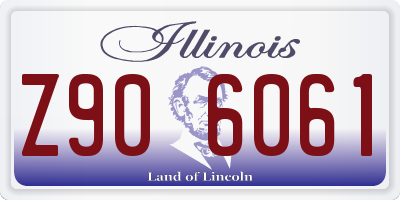 IL license plate Z906061