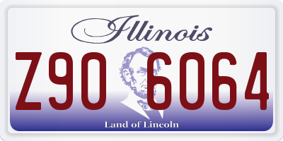 IL license plate Z906064