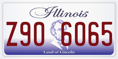 IL license plate Z906065