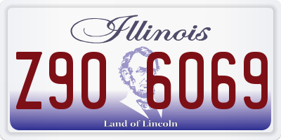 IL license plate Z906069