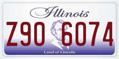 IL license plate Z906074