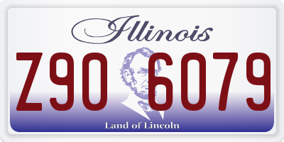 IL license plate Z906079