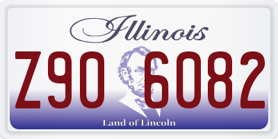 IL license plate Z906082