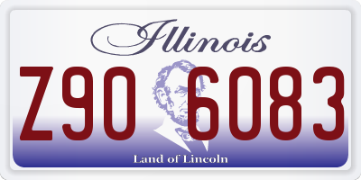 IL license plate Z906083