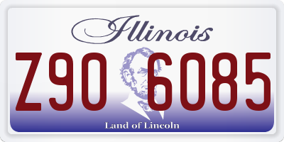 IL license plate Z906085