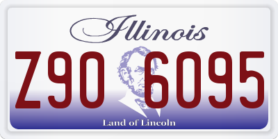 IL license plate Z906095