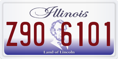 IL license plate Z906101