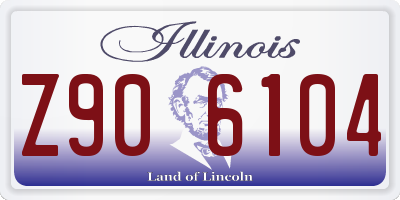 IL license plate Z906104
