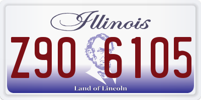 IL license plate Z906105