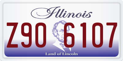 IL license plate Z906107