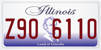 IL license plate Z906110