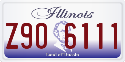 IL license plate Z906111