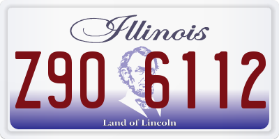 IL license plate Z906112