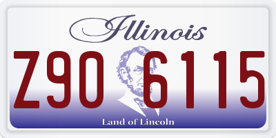 IL license plate Z906115